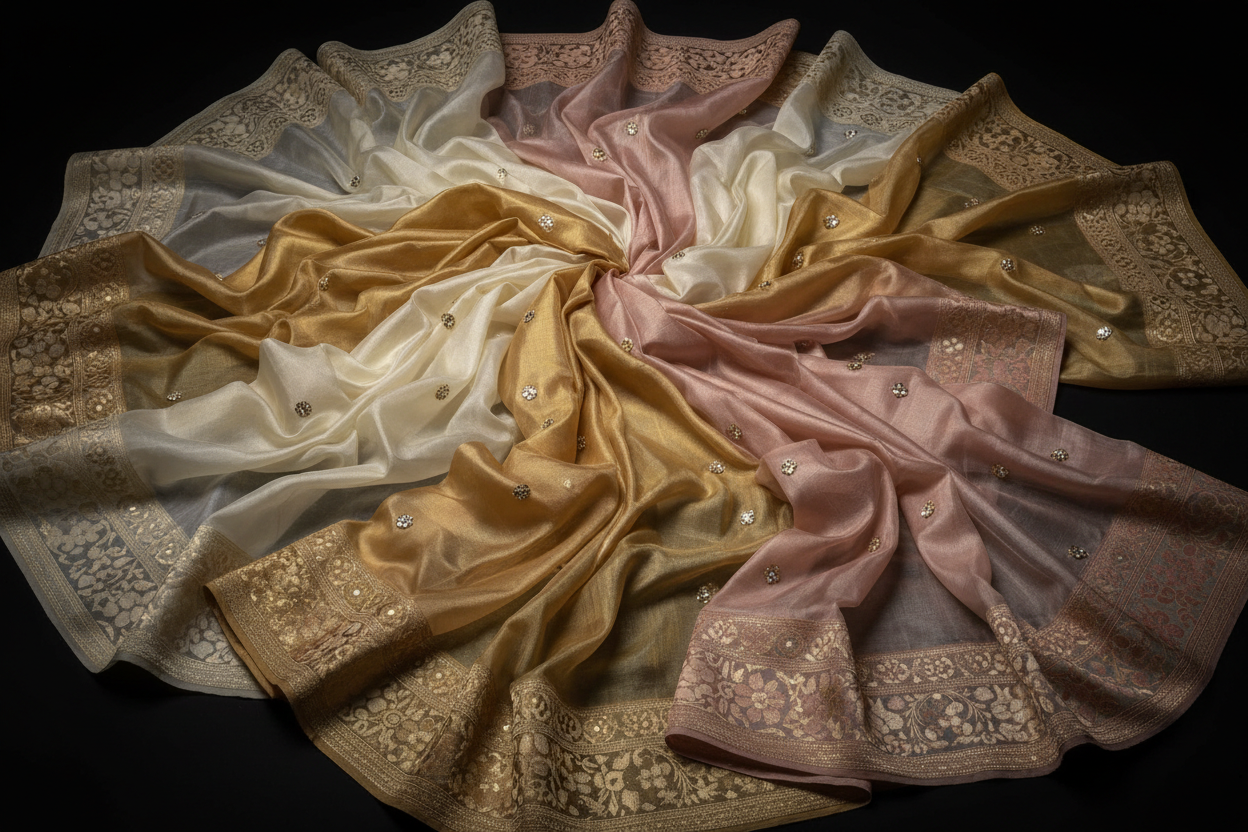Tissue Sarees