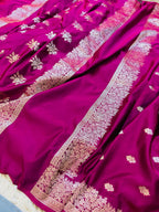 Stunning Banarasi Mashru Katan Silk Suit Set